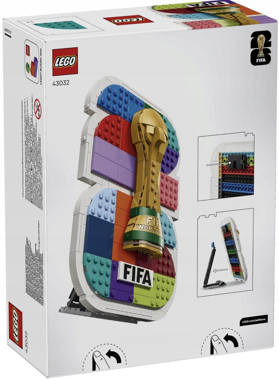 Lego Editions 43032 Oficiální logo Fifa World Cup 2026 298 dílů