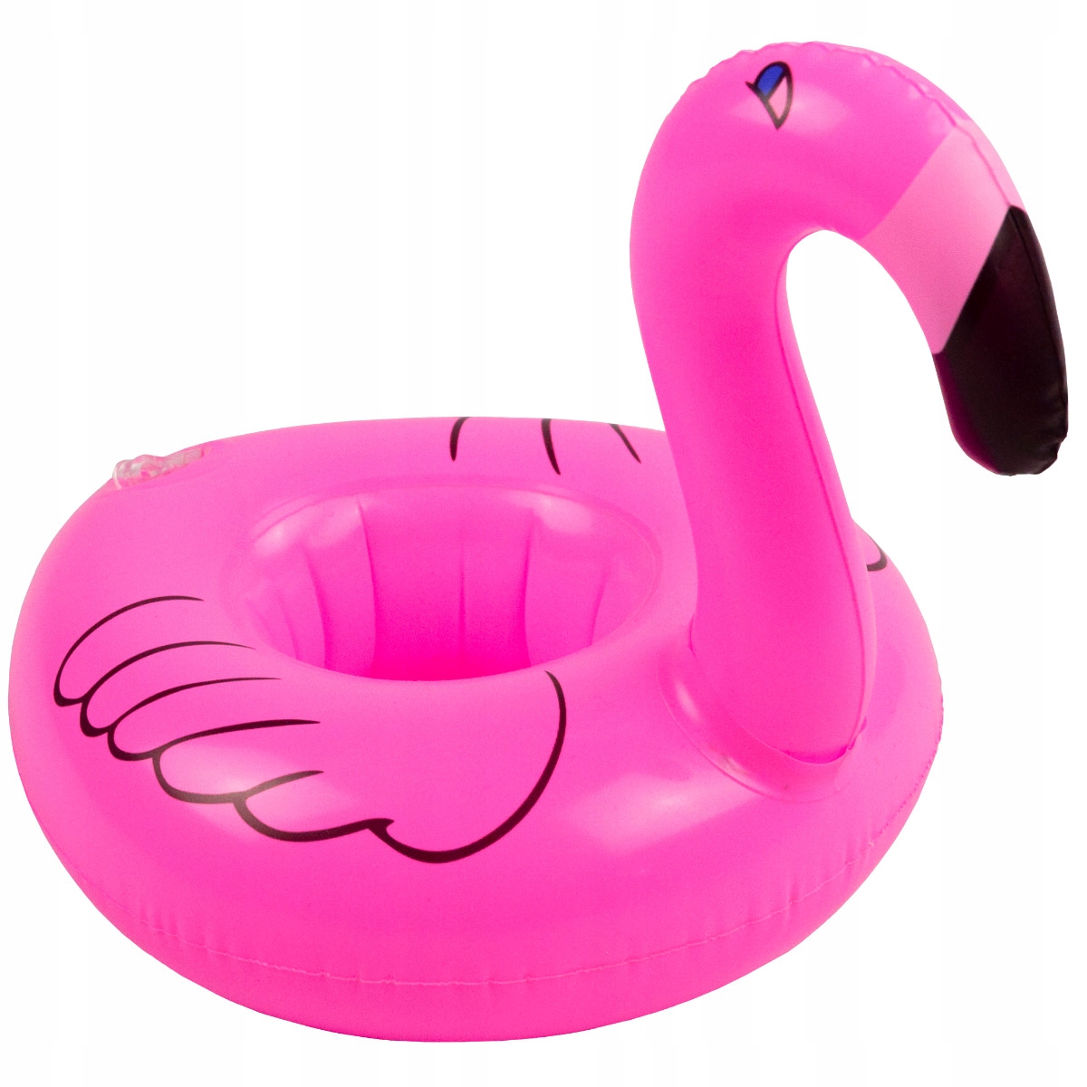 PODSTAWKA POD KUBEK NAPÓJ FLAMING DMUCHANA NA NAPOJE PŁYWAJĄCA DO BASENU Marka Martom