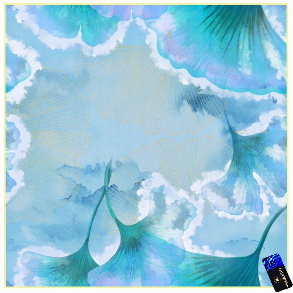 Šátek 100% Přírodní Morušové Hedvábí, Prémiová Kvalita+