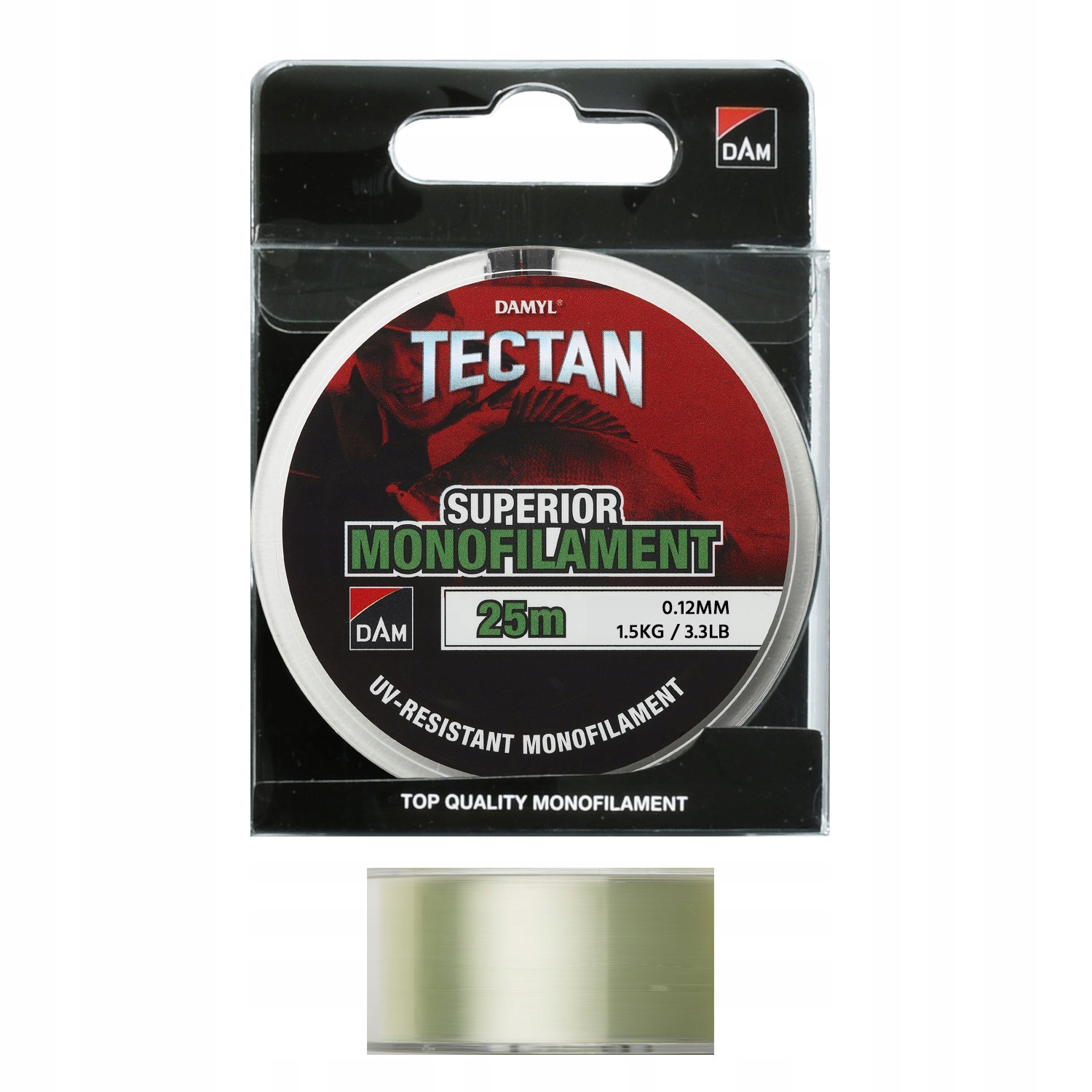 Żyłka uniwersalna przypon Dam Damyl Tectan Superior 0.12mm 25m 1szt.