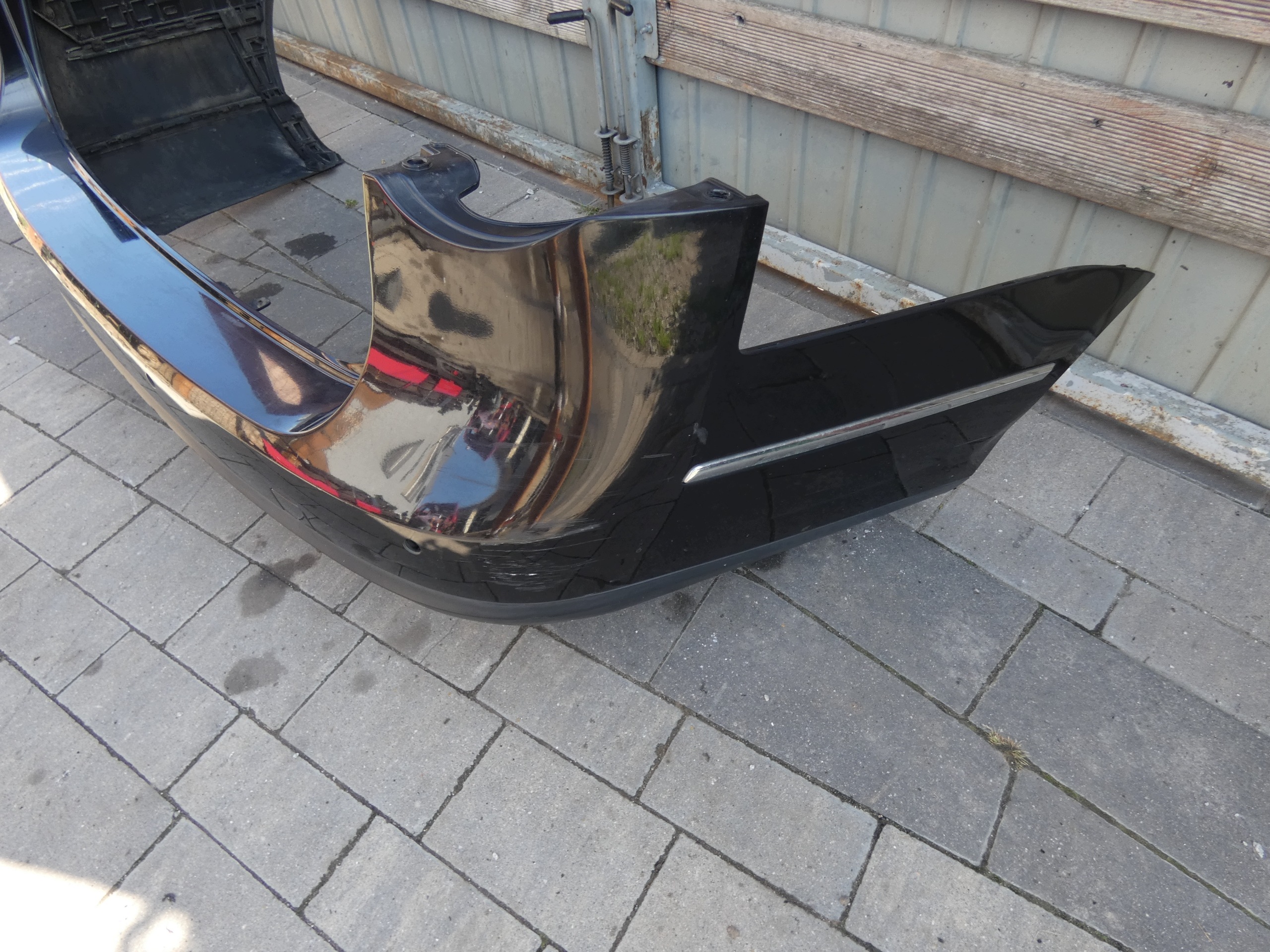 Stoßstange heck hinten PASSAT B6 05-10 Farbe LC9X PDC CHROM