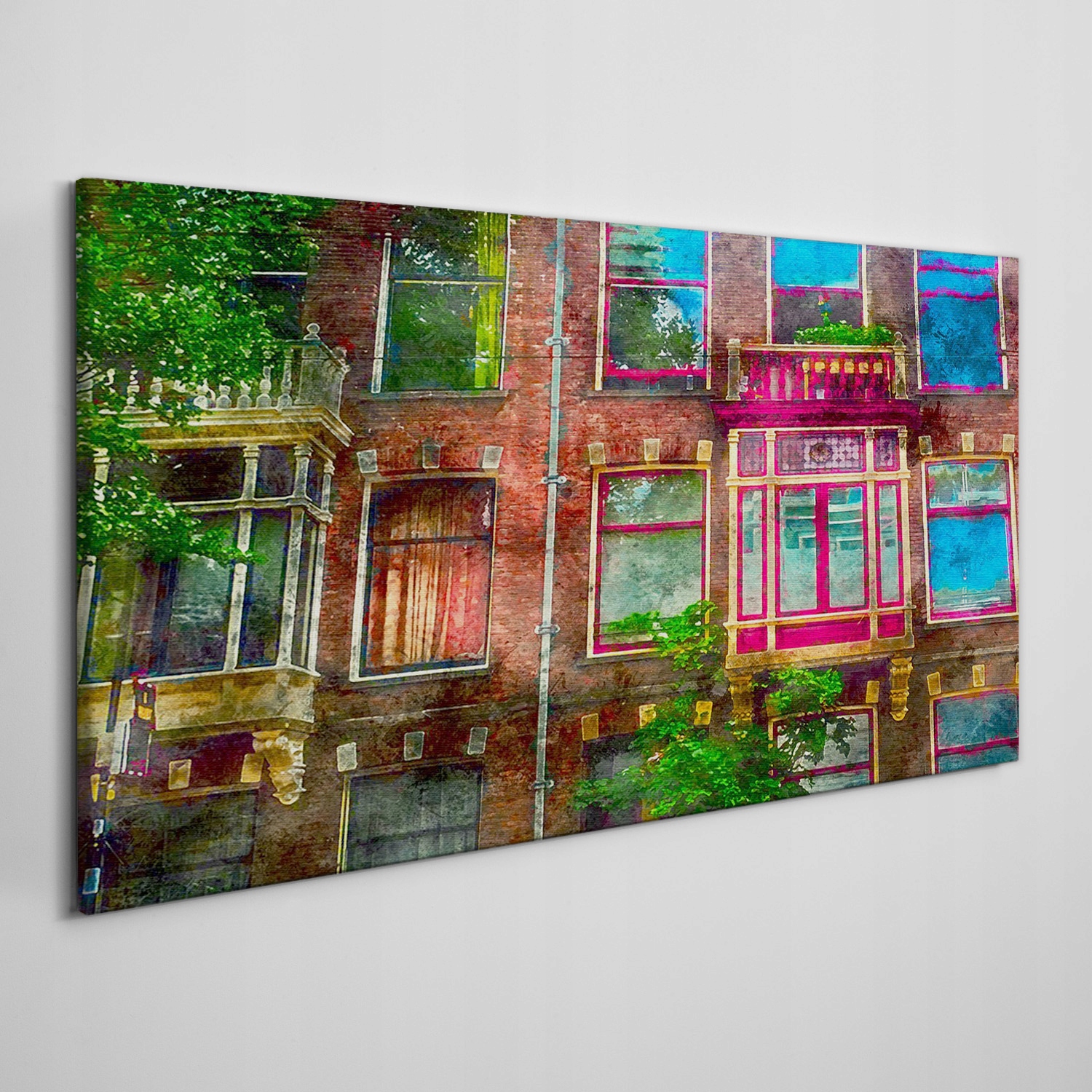 

Obraz na płótnie Architektura dom okna 140x70 cm