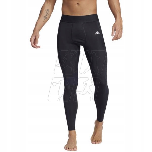 Legginsy męskie adidas Techfit Long Tight czarne JN7352
