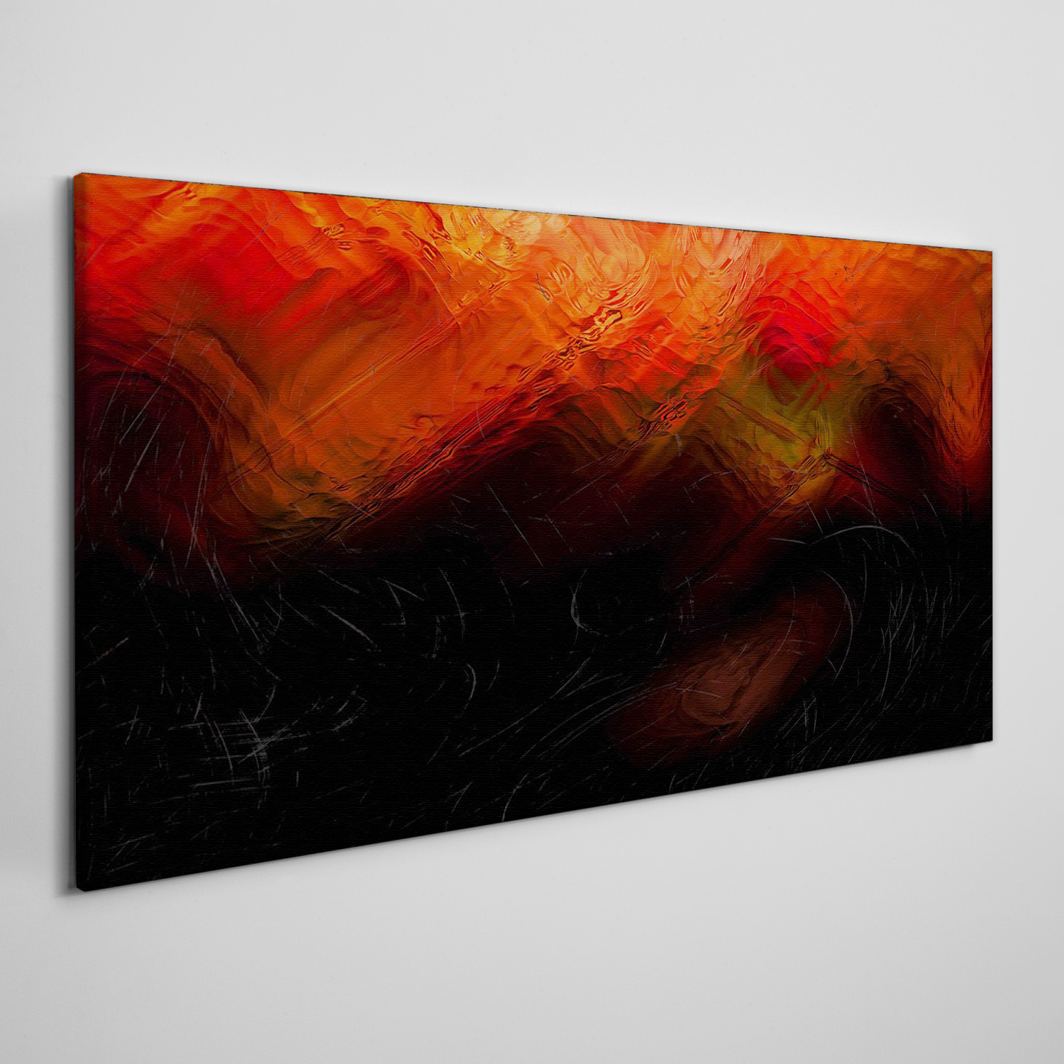 

Nowoczesny obraz na płótnie Ogień nocą 140x70 cm