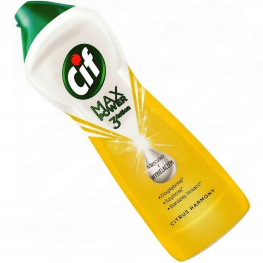 

Cif Max Power Citrus Mleczko Z Wybielaczem 1001G