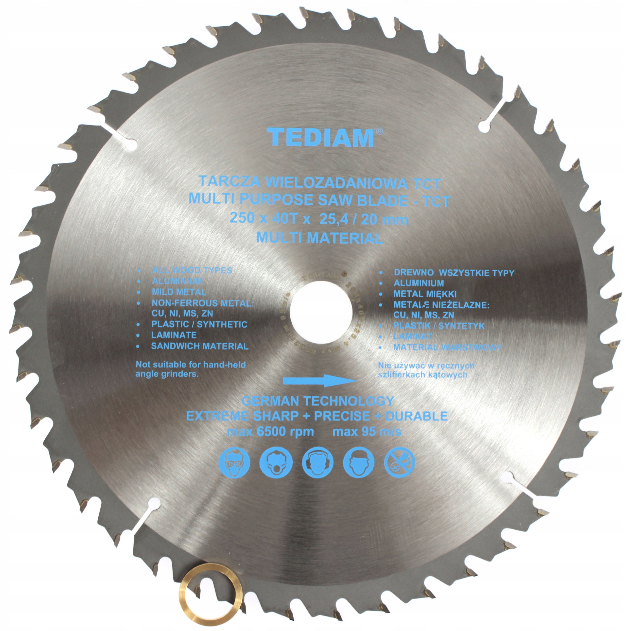 TARCZA DO DESKI KOMPOZYTOWEJ DREWNA KOMPOZYTÓW 250