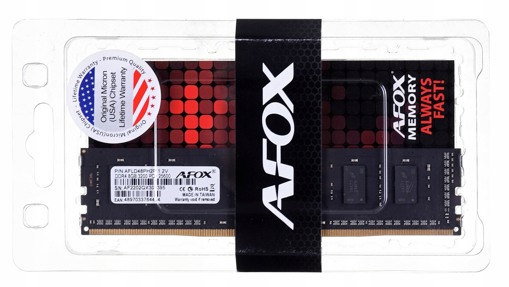 Pamäť Ram Afox Ram DDR4 16G 2400MHZ