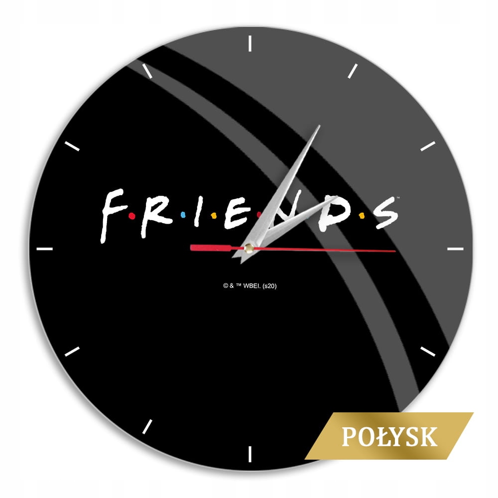 

Zegar ścienny 29 cm Friends 2 Przyjaciele połysk