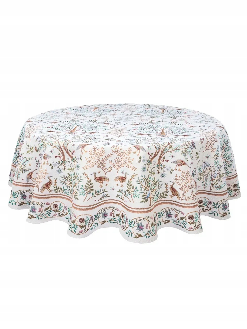 Gobelínový obrus okrúhly 160 cm, dekoratívna elegancia prírody vo vašom dome