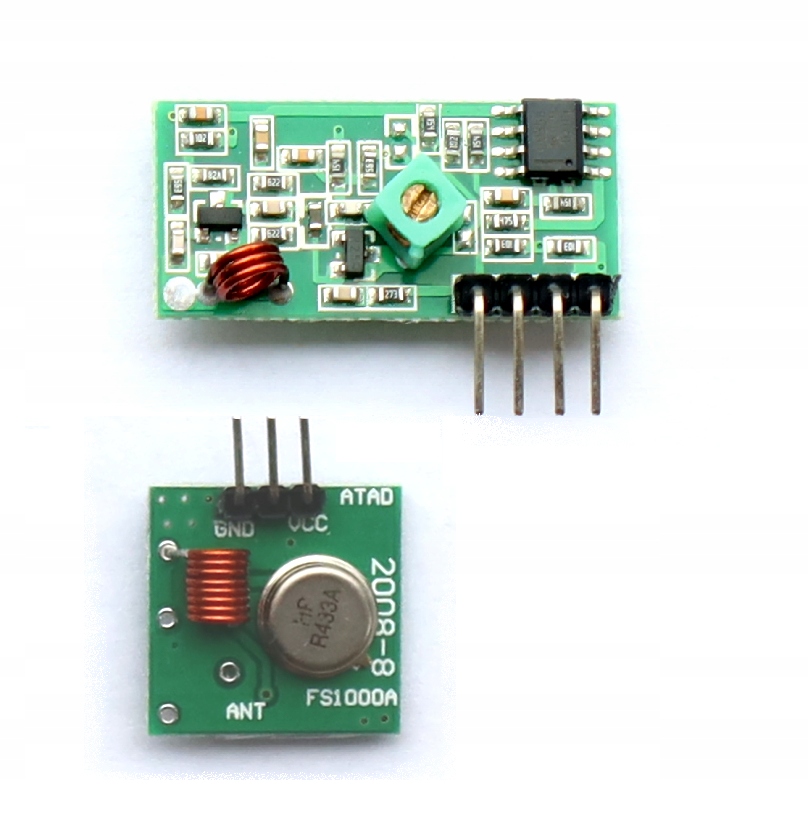 Moduł nadajnika i odbiornika RF 433 Mhz