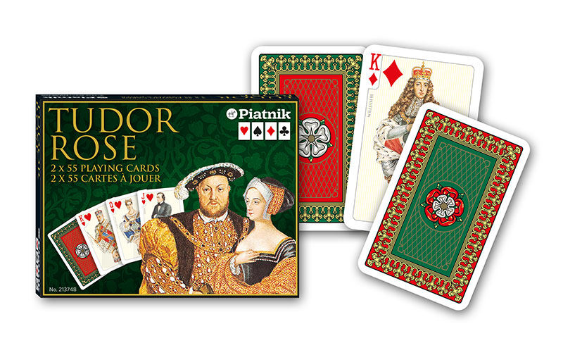 Karty do gry Piatnik 2 talie TUDOR ROSE EAN (GTIN) 9001890213748