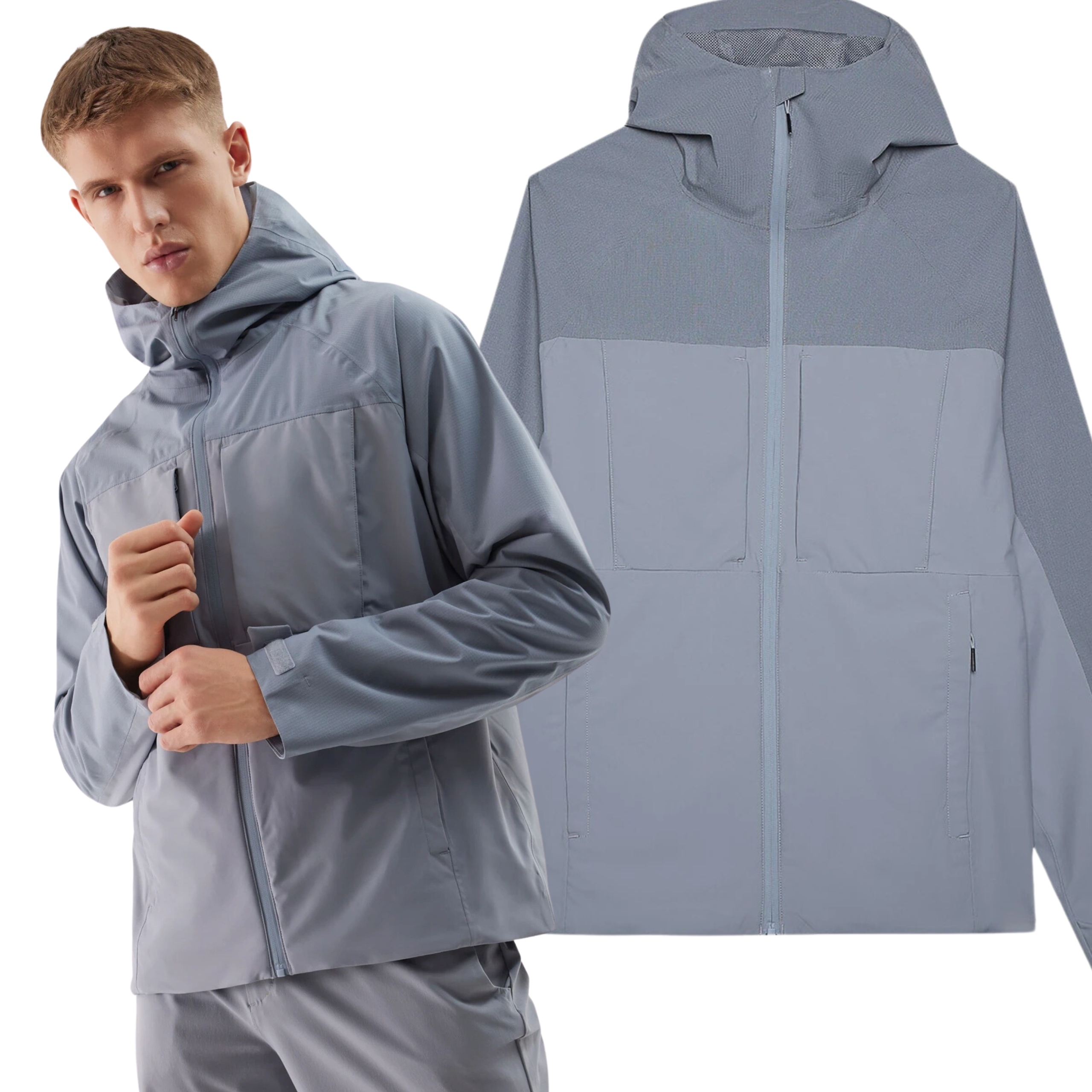 Pánská Treková Bunda 4F Teplá Dešťová S Kapucí Přechodová vel. XXL