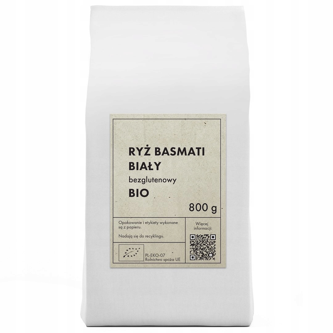 Rýže Basmati Bílá Bezlepková Bio 800 g The Planet