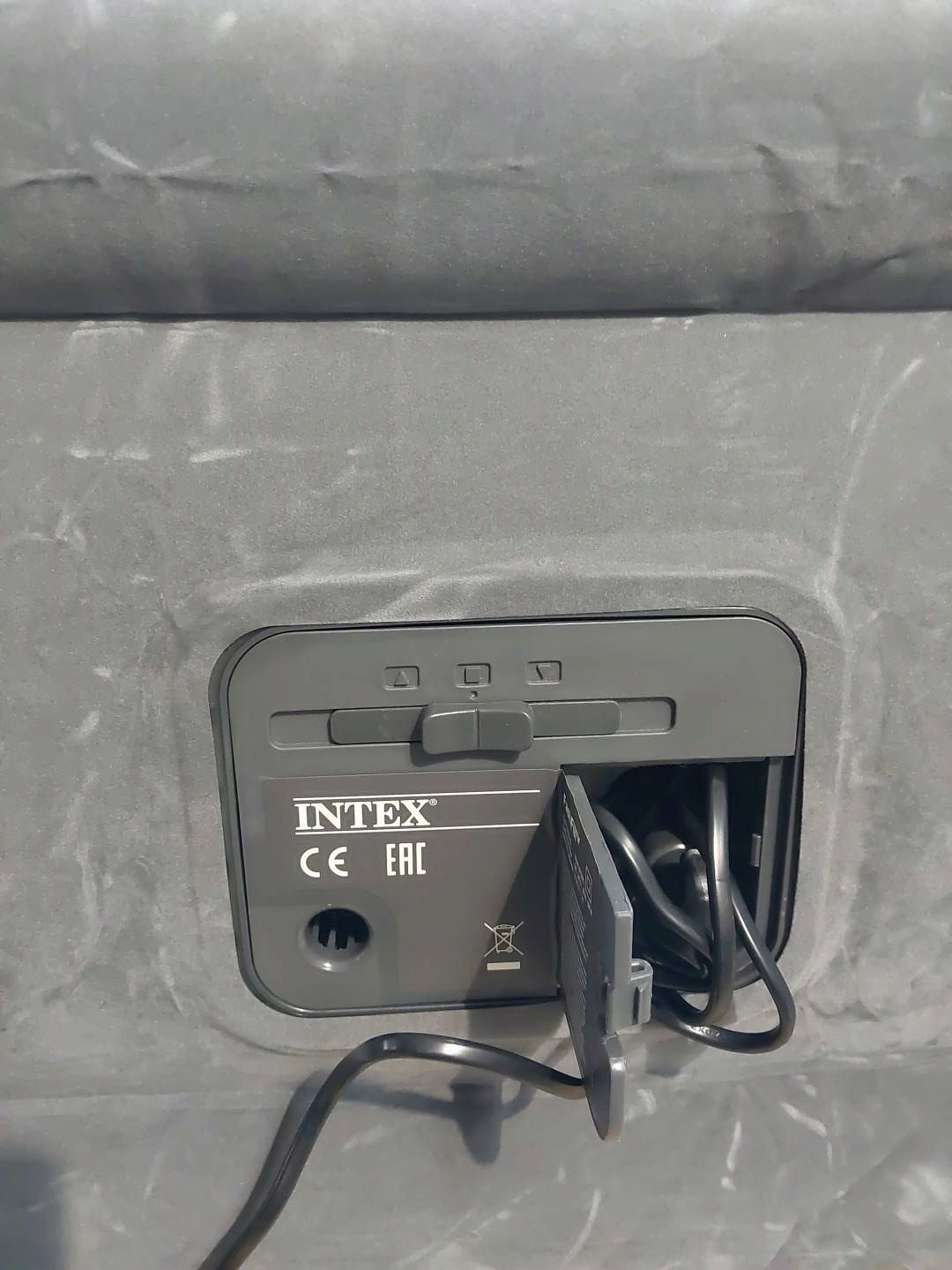 INTEX MATERAC DMUCHANY ŁÓŻKO 203x152 Z POMPKĄ Marka Intex