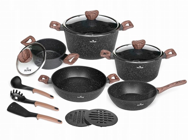 Zestaw garnków Zilner FOREST 15 el. 8518