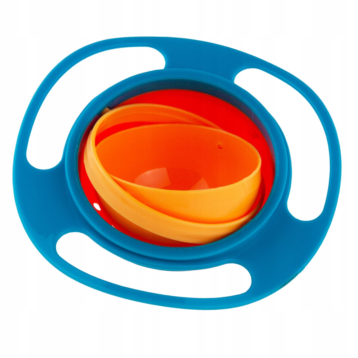 MISKA NIEKAPEK MISECZKA NIEWYSYPKA DLA DZIECI GYRO BOWL Kolor dodatkowy pomarańczowy