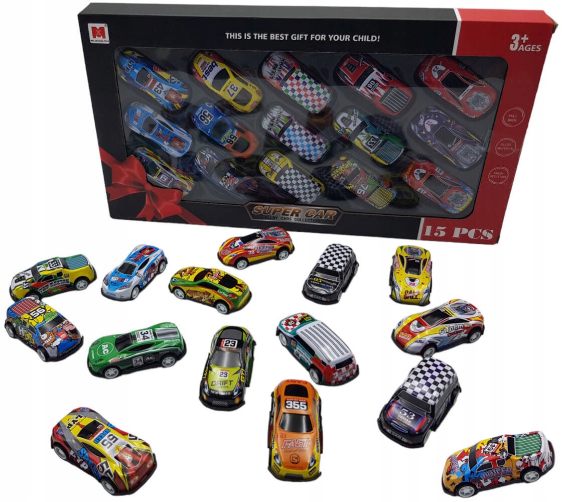 RESORAKI z napędem ZESTAW AUTEK SAMOCHODÓW AUTA Efekty brak