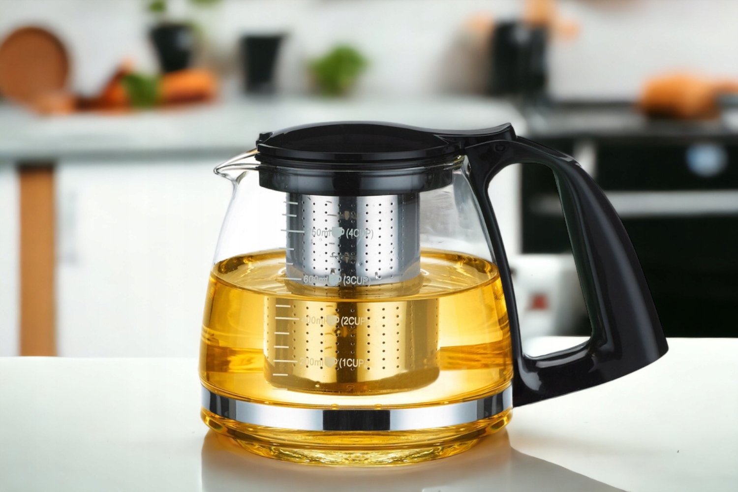 ZAPARZACZ DZBANEK Z ZAPARCZEM DO HERBATY KAWY ZIÓŁ SITKO 750ml SZKLANY Rodzaj zaparzacz dzbanek