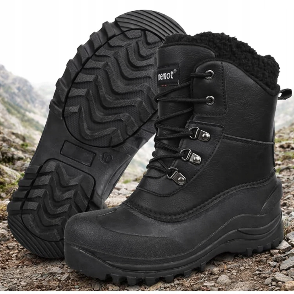 Trekové Zimní Boty – Voděodolné Protiskluzové Zateplené Sněhule 37