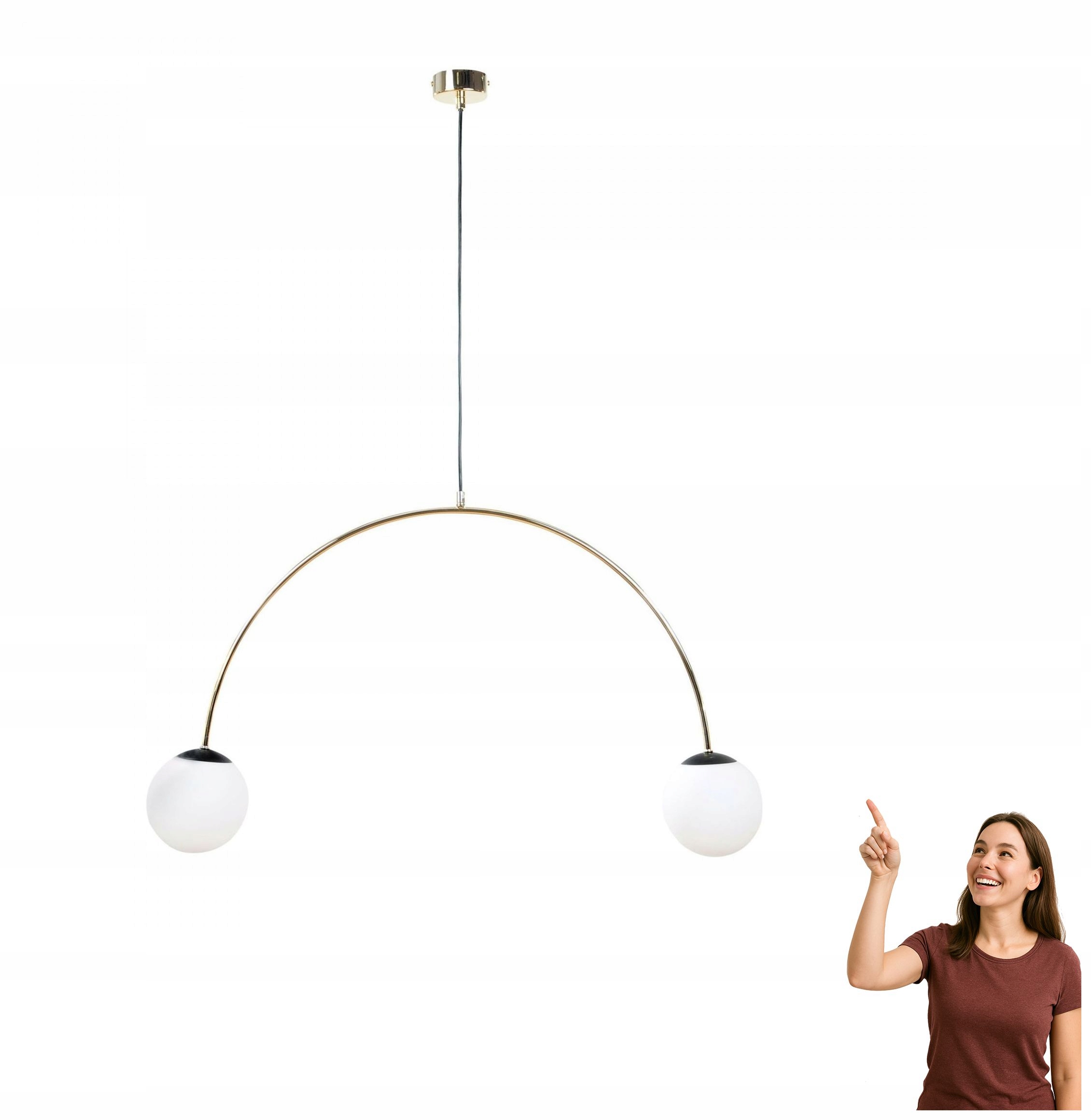 Závěsná lampa Bow 1221 Zuma Line