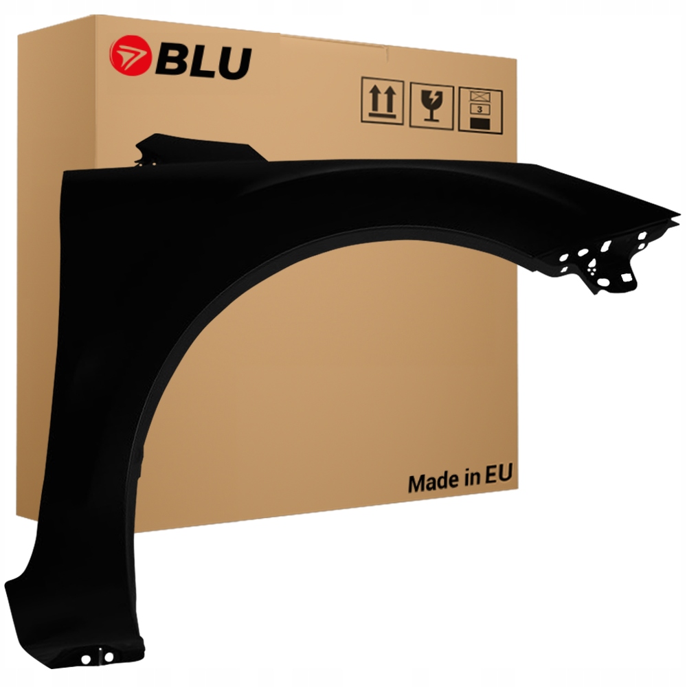 Blu Blatník Ford Focus MK2 II lift F8 pravý černý 08-10 přední