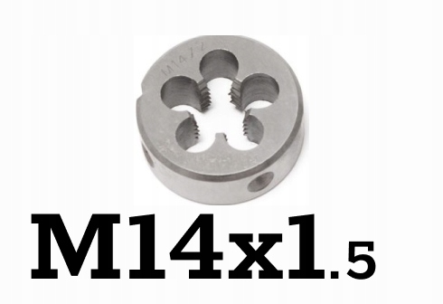 

Narzynka Drobnozwojowa M14 x 1,5MM Śr. 38MM