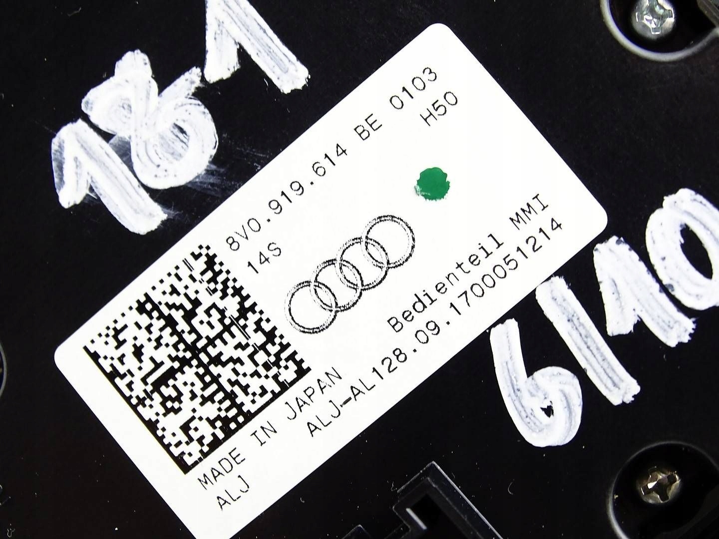 PANEL switch of control RADIA MMI NAVI AUDI A3 8V LIFT 8V0919614BE