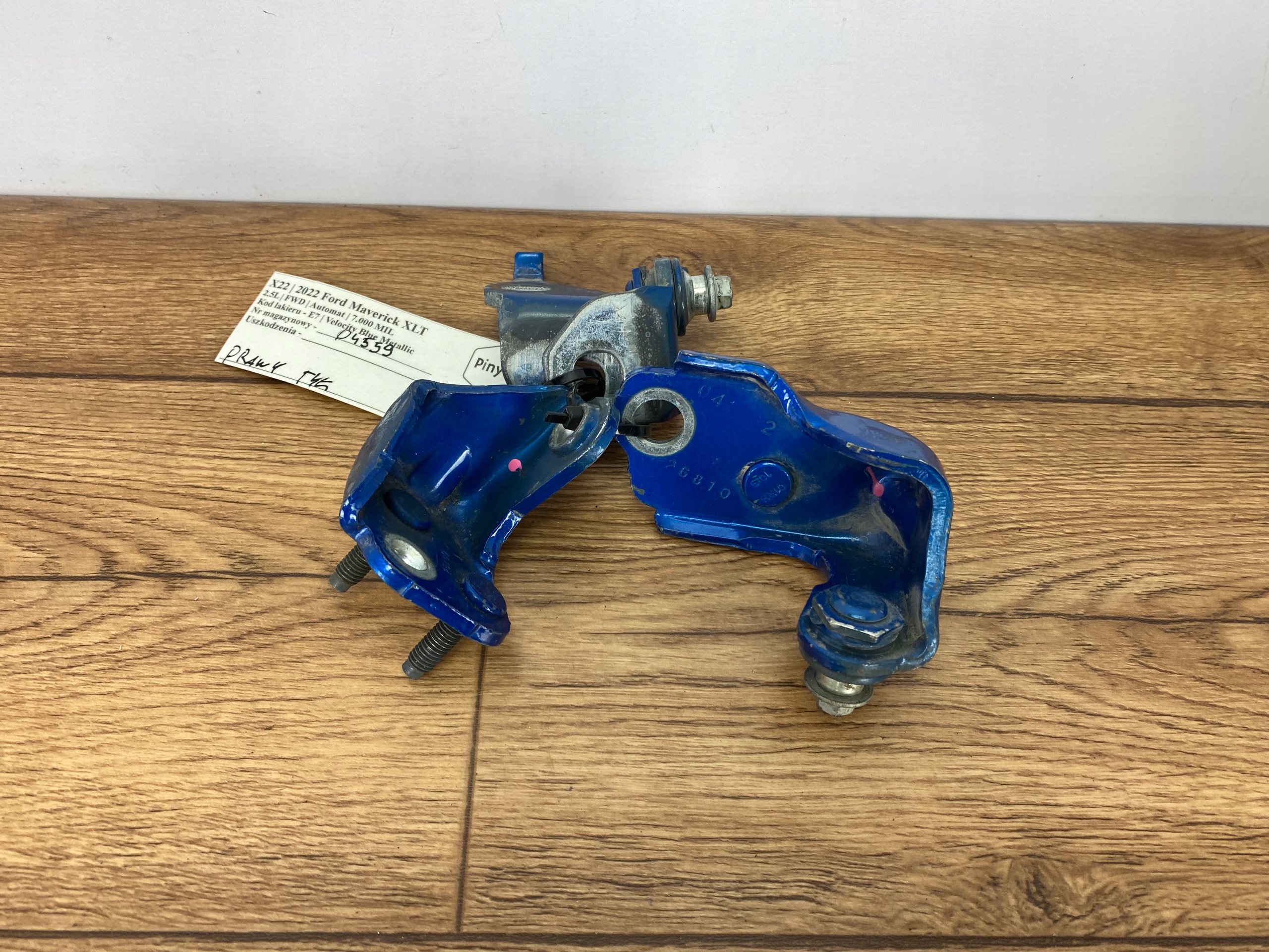 hinge door right rear part Ford Maverick 2022+ USA