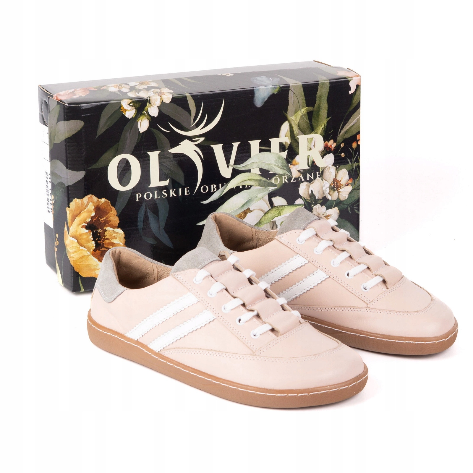 Dámské kožené boty Barefoot minimalistické Kaia pudrová růžová 38