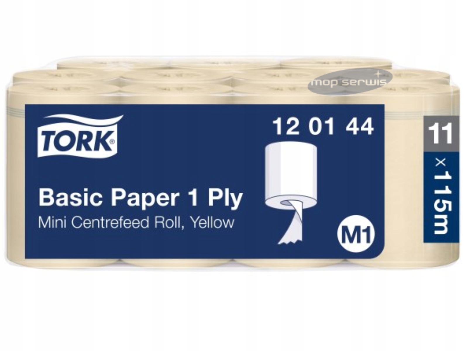 

Ręcznik M1 1W Tork 120144 Yellow 115m 11 rolek