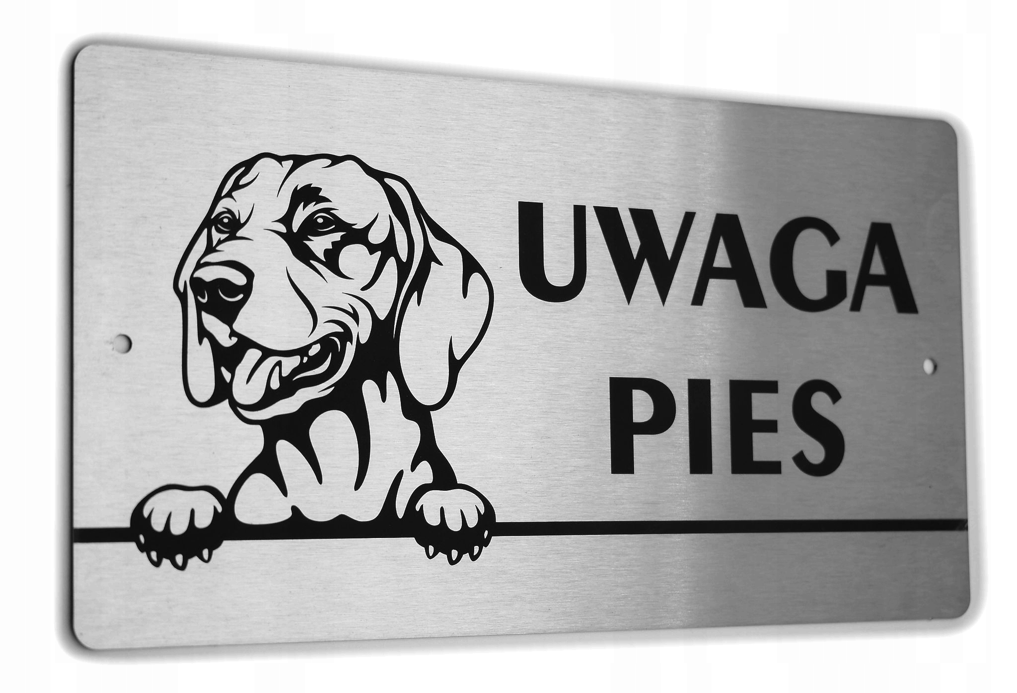 

Tabliczka Inox Uwaga Pies Wyżeł Węgierski
