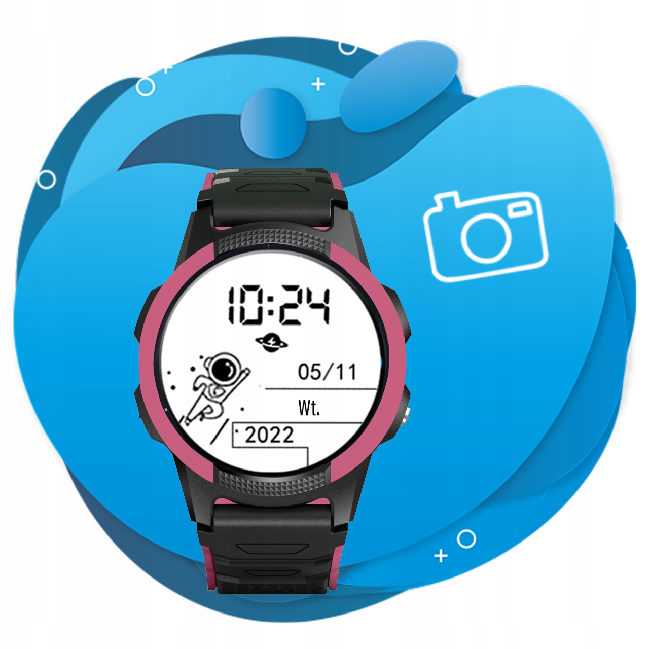 Smartwatch Zegarek CALMEAN Hoop 4G GPS IP67 rowy + EBOOK Obsługiwane systemy operacyjne Android