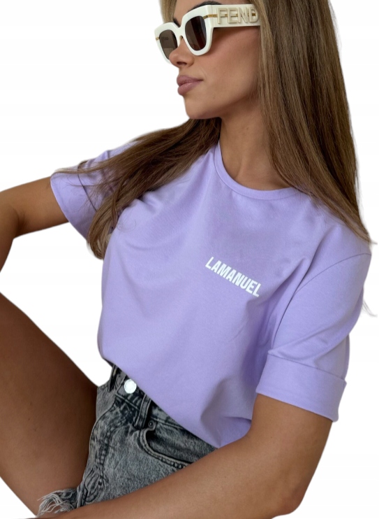 Dámske tričko BEST BASIC La Manuel lila fialové uni