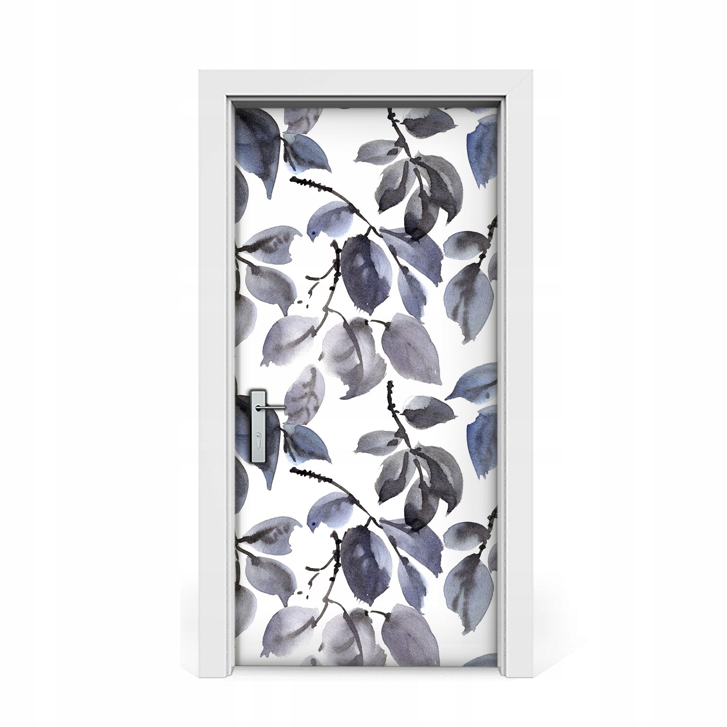 

Naklejka na drzwi Ilustracja szare gałęzie 95x205