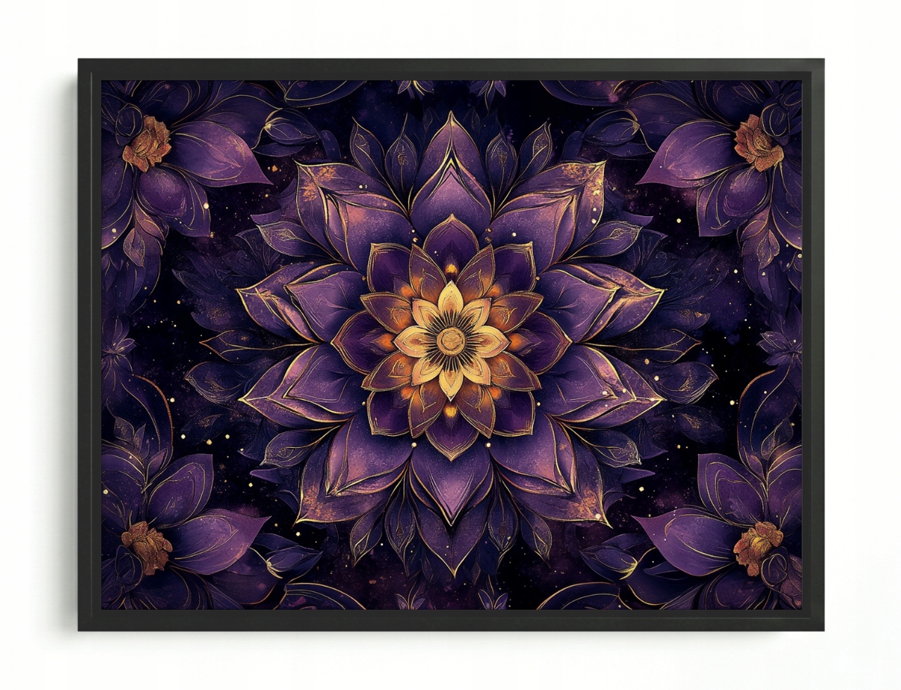 Obraz Rama American Box Mandala Harmonia Zen Meditácia Energia Kvet 80x60