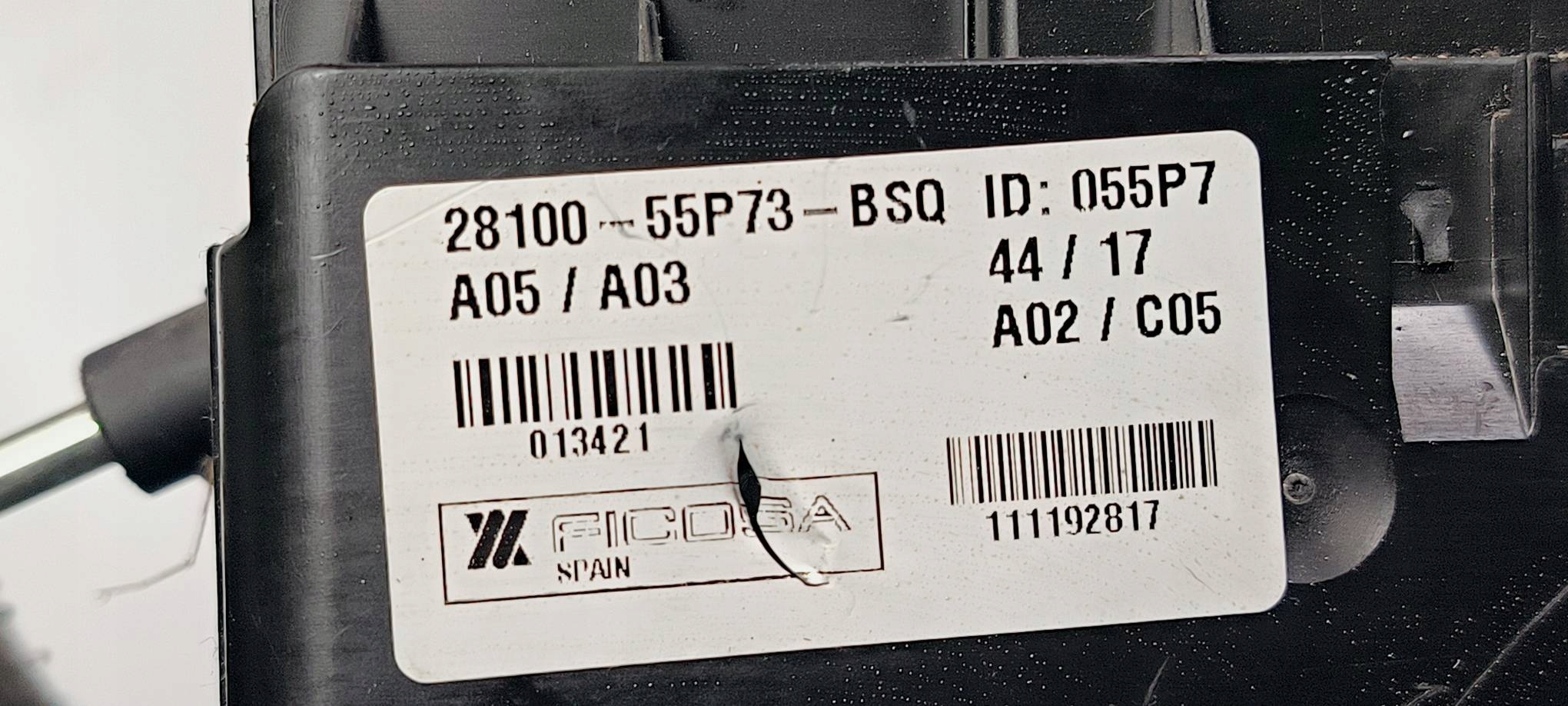 páčka změny převodů 28100-55P73-BSQ SUZUKI VITARA III