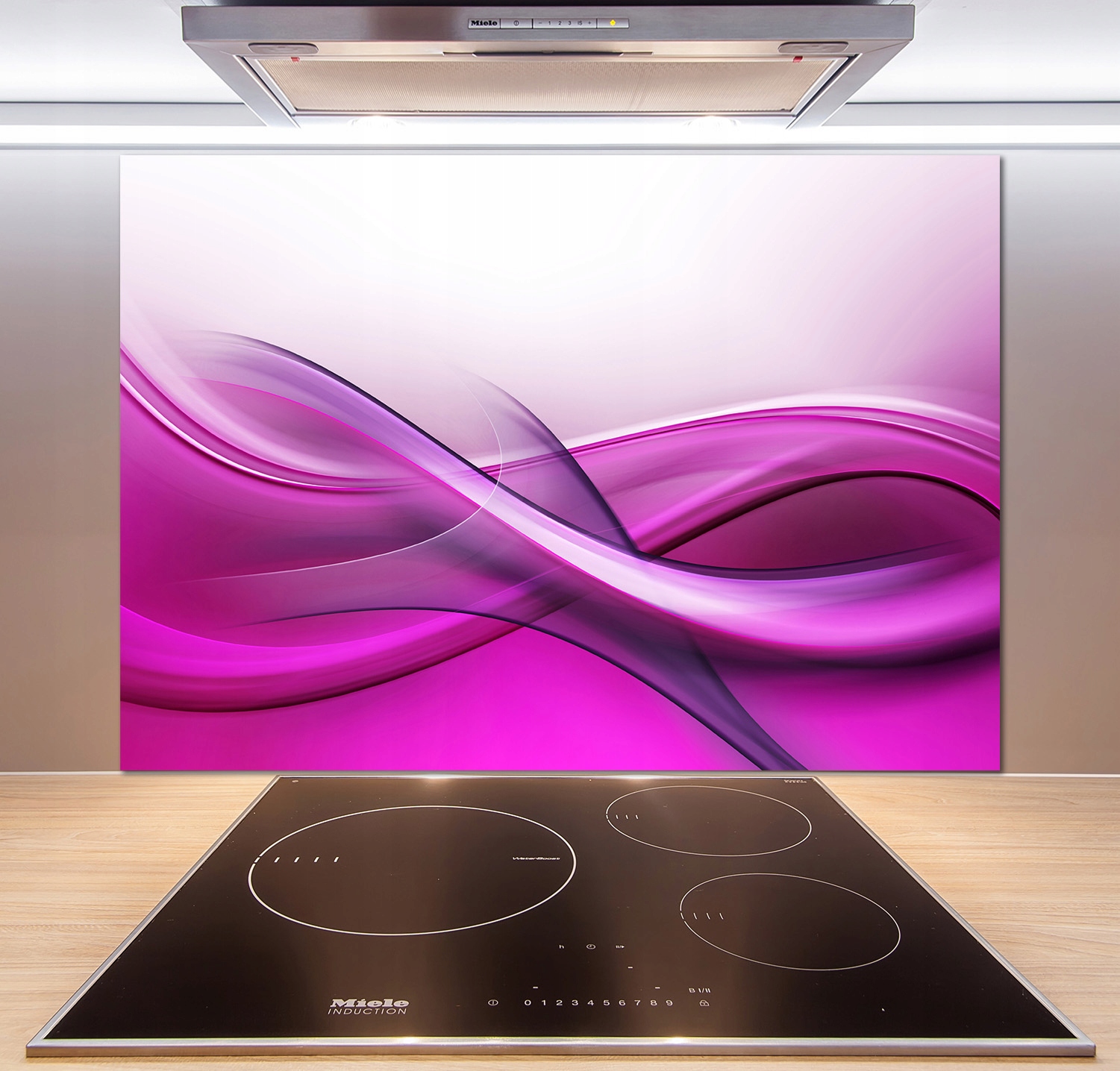 

Panel między meble w kuchni Fale tło 100x70 + Klej