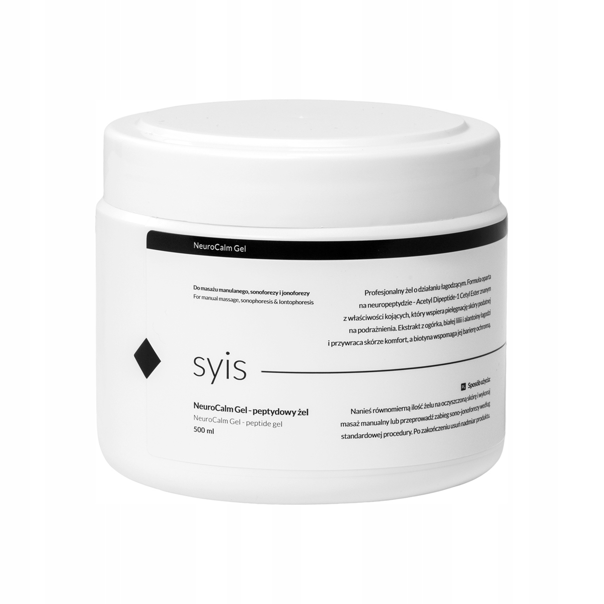 Syis NeuroCalm Gel peptidový Gel pro manulovanou masáž, sonoforézu a ionty