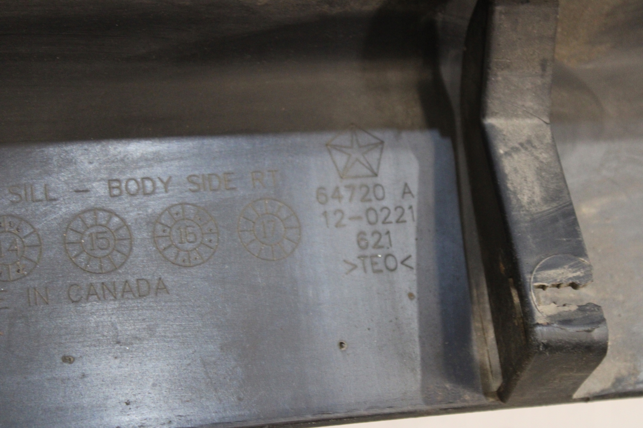 cap threshold threshold right JEEP CHEROKEE KL