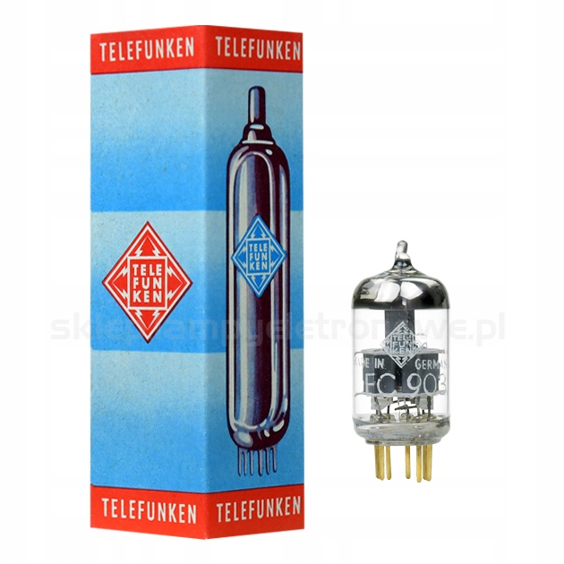 Elektronická lampa EC903 Dvojitá trióda s nízkym výkonom Telefunken