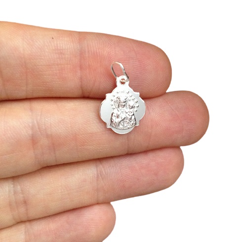 Pancerka Łańcuszek Srebrny 925 Medalik Matka Boska (na PREZENT / Komunia) Kod producenta Wisiorek Srebrny Zawieszka Pamiątka Dziecka