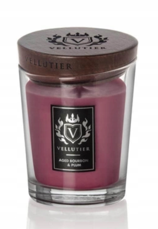 Vellutier Svíčka Střední Sloik Aged Bourbon & Plum