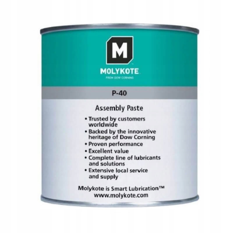 Molykote P-40 1 kg nekovová adhézna mazacia pasta na závity