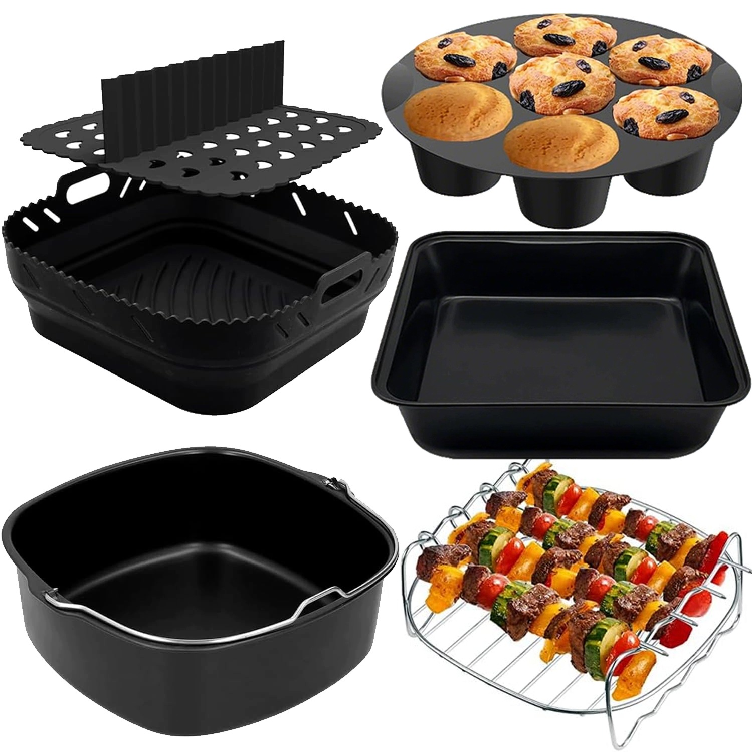 11ELE Akcesoria Do Frytkownicy Do Cosori Turboblaze 6L Air Fryer Zestaw