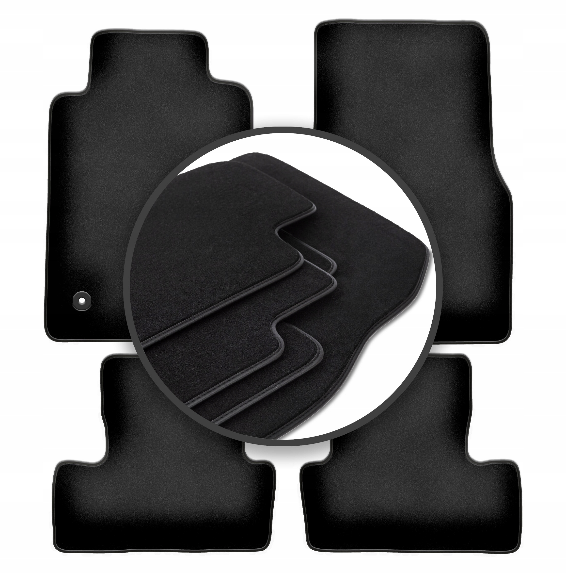 Велюровые коврики велюровые 4 Эл.