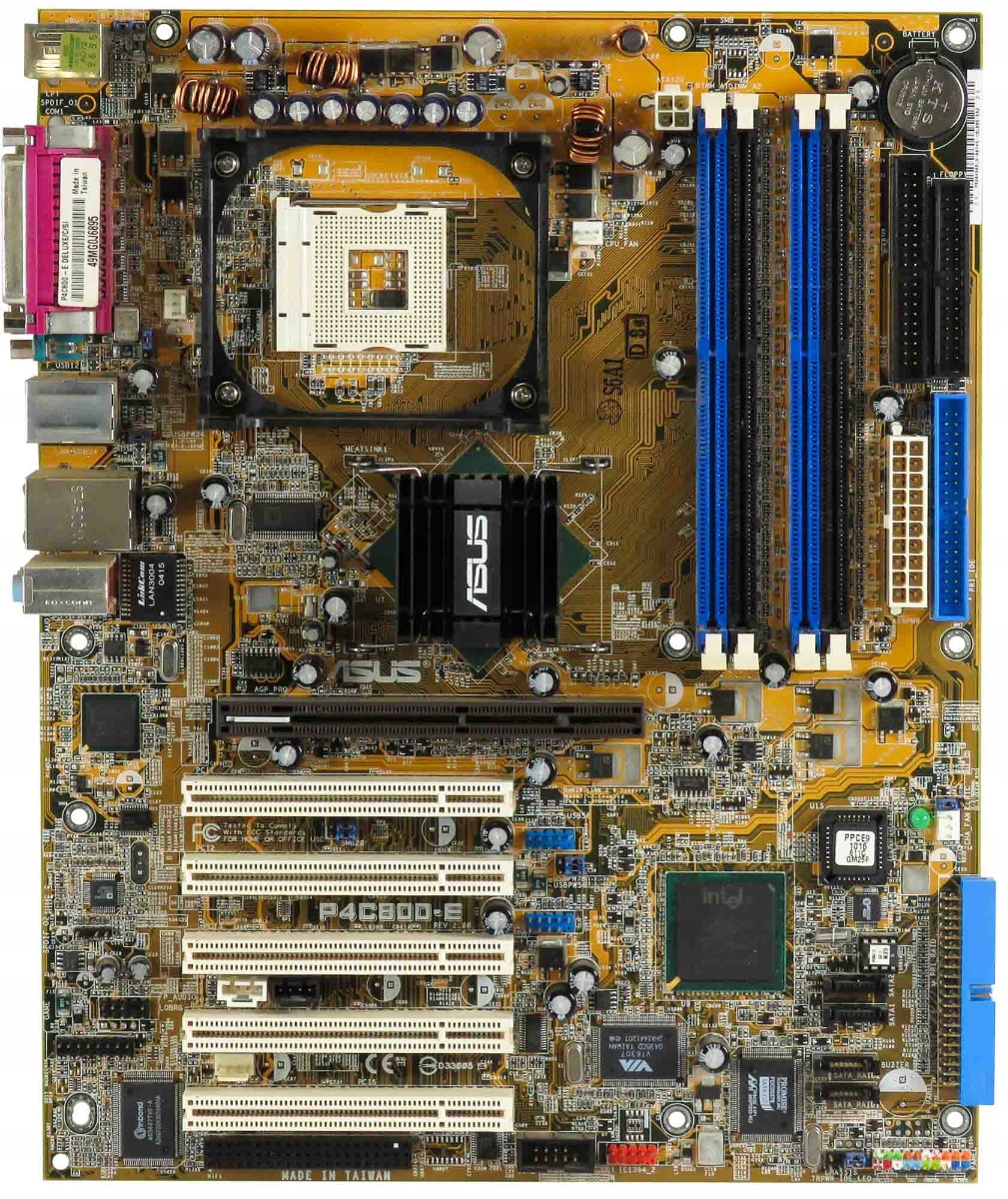 Asus P4C800-E Deluxe s.478 Ddr Pci Agp Rev 2.00
