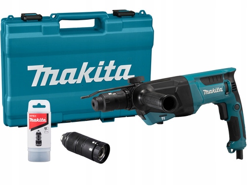 Makita Młotowiertarka wiertarka Sds+ 3,0J 800W HR2670FT dodatkowy uchwyt
