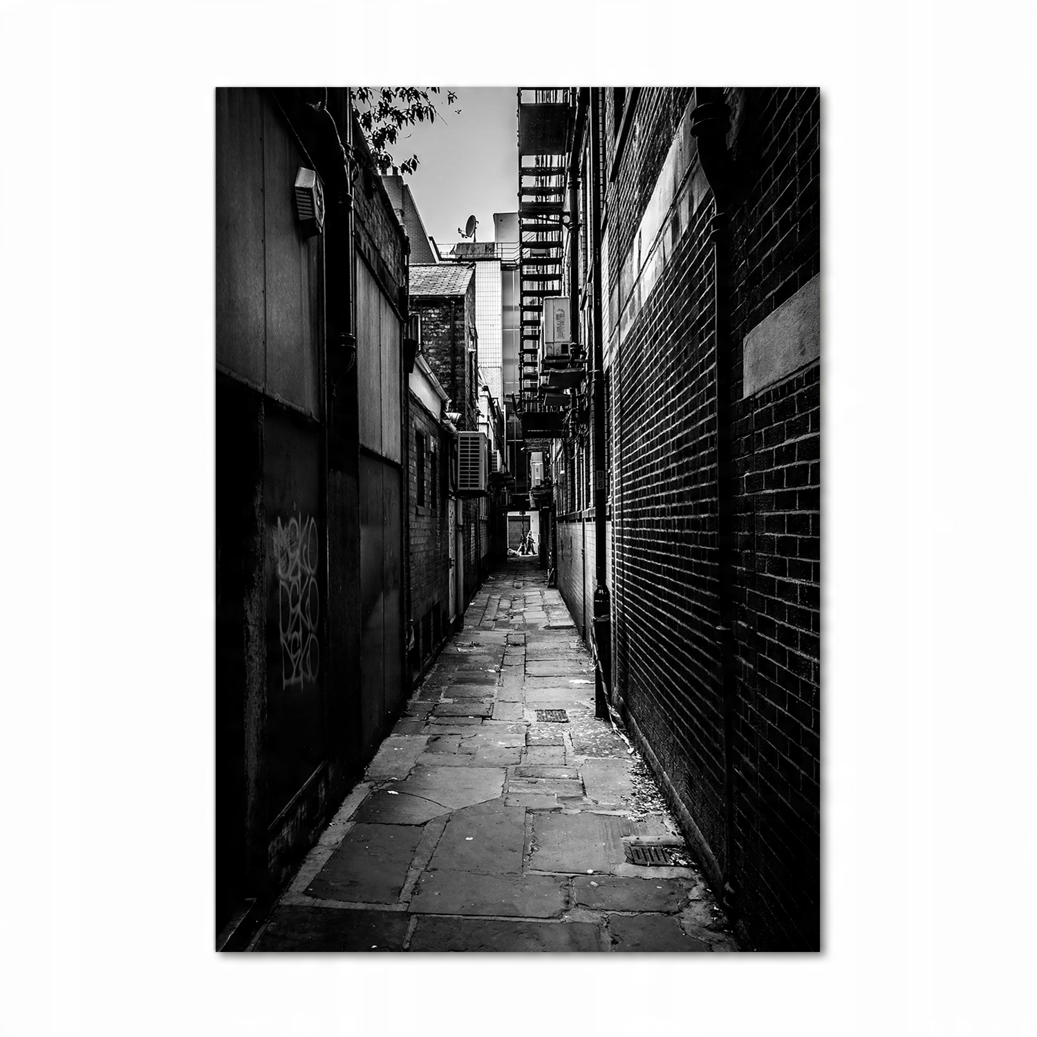 

Foto obraz szklany pionowy Miejskie uliczki 70x100