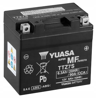 

Akumulator Yuasa TTZ7S-BS YTZ7S-BS 6.3Ah 90A
