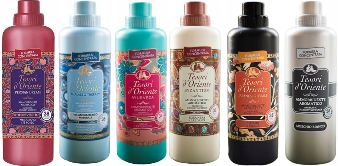 Tesori d'Oriente Sada 6 italských avivážních přípravků 760 ml Ptabjm